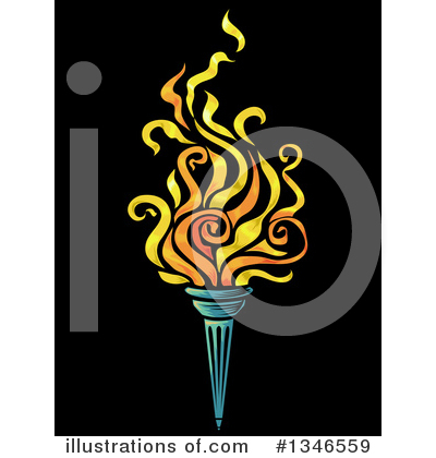 Royalty-Free (RF) Torch Clipart Illustration by BNP Design Studio - Stock Sample #1346559