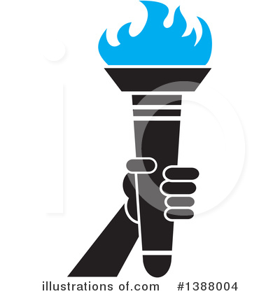 Royalty-Free (RF) Torch Clipart Illustration by Johnny Sajem - Stock Sample #1388004