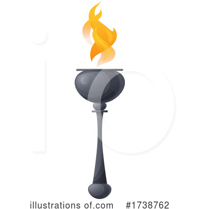 Royalty-Free (RF) Torch Clipart Illustration by Vector Tradition SM - Stock Sample #1738762
