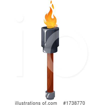 Royalty-Free (RF) Torch Clipart Illustration by Vector Tradition SM - Stock Sample #1738770
