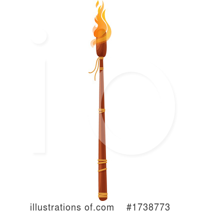 Royalty-Free (RF) Torch Clipart Illustration by Vector Tradition SM - Stock Sample #1738773