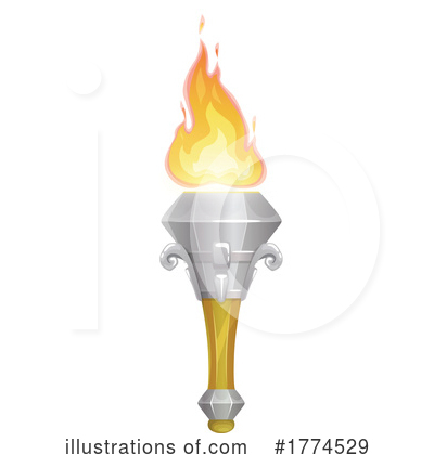 Royalty-Free (RF) Torch Clipart Illustration by Vector Tradition SM - Stock Sample #1774529