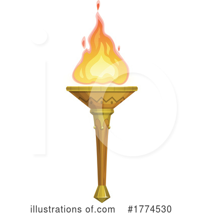 Royalty-Free (RF) Torch Clipart Illustration by Vector Tradition SM - Stock Sample #1774530