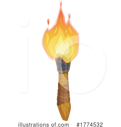 Royalty-Free (RF) Torch Clipart Illustration by Vector Tradition SM - Stock Sample #1774532