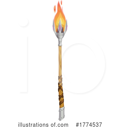 Royalty-Free (RF) Torch Clipart Illustration by Vector Tradition SM - Stock Sample #1774537