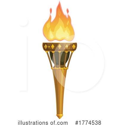 Royalty-Free (RF) Torch Clipart Illustration by Vector Tradition SM - Stock Sample #1774538