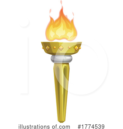 Royalty-Free (RF) Torch Clipart Illustration by Vector Tradition SM - Stock Sample #1774539