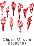Torches Clipart #1095197 by Vector Tradition SM
