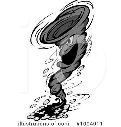 Royalty-Free (RF) Tornado Clipart Illustration by Vector Tradition SM - Stock Sample #1094011