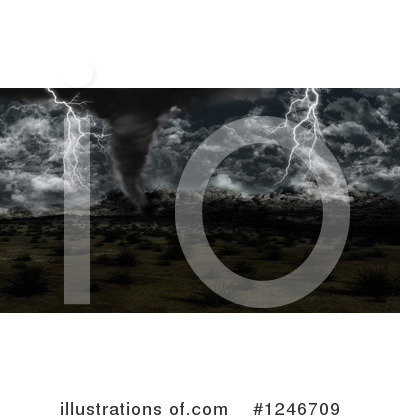 Royalty-Free (RF) Tornado Clipart Illustration by KJ Pargeter - Stock Sample #1246709