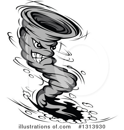 Royalty-Free (RF) Tornado Clipart Illustration by Vector Tradition SM - Stock Sample #1313930