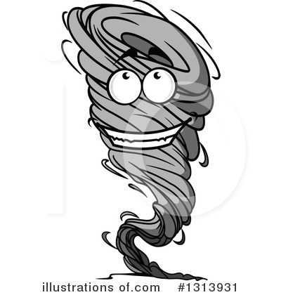 Royalty-Free (RF) Tornado Clipart Illustration by Vector Tradition SM - Stock Sample #1313931