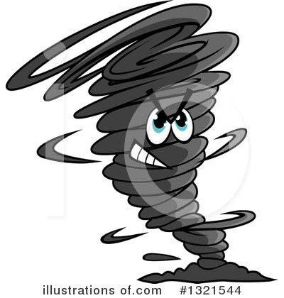 Royalty-Free (RF) Tornado Clipart Illustration by Vector Tradition SM - Stock Sample #1321544