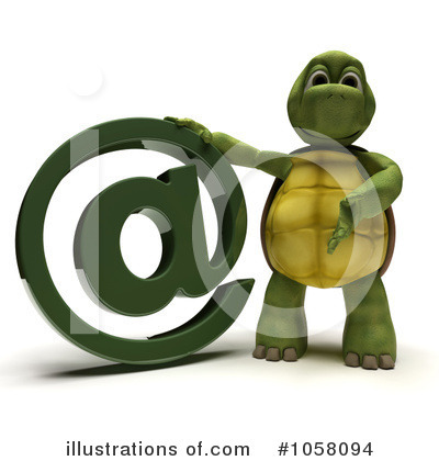 Royalty-Free (RF) Tortoise Clipart Illustration by KJ Pargeter - Stock Sample #1058094