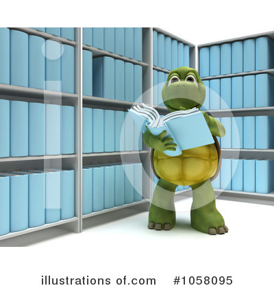 Royalty-Free (RF) Tortoise Clipart Illustration by KJ Pargeter - Stock Sample #1058095