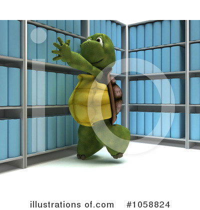 Royalty-Free (RF) Tortoise Clipart Illustration by KJ Pargeter - Stock Sample #1058824