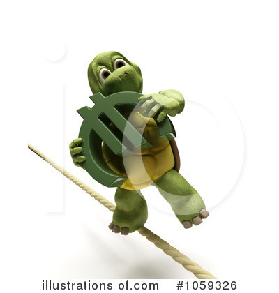 Royalty-Free (RF) Tortoise Clipart Illustration by KJ Pargeter - Stock Sample #1059326