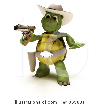 Royalty-Free (RF) Tortoise Clipart Illustration by KJ Pargeter - Stock Sample #1065831