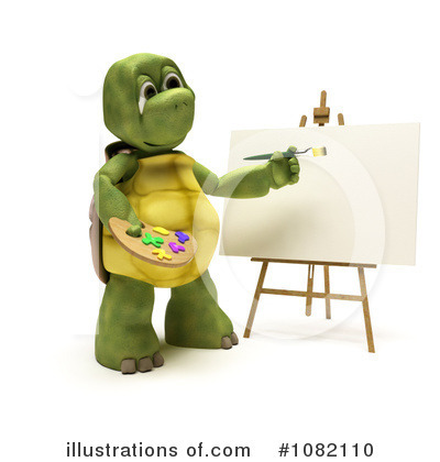 Royalty-Free (RF) Tortoise Clipart Illustration by KJ Pargeter - Stock Sample #1082110