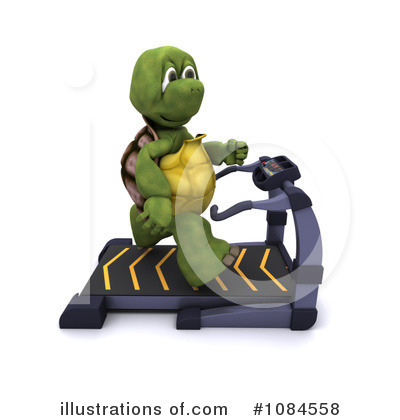 Royalty-Free (RF) Tortoise Clipart Illustration by KJ Pargeter - Stock Sample #1084558