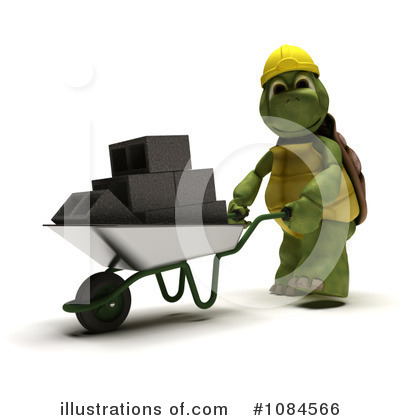 Royalty-Free (RF) Tortoise Clipart Illustration by KJ Pargeter - Stock Sample #1084566