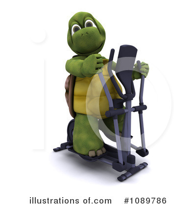 Royalty-Free (RF) Tortoise Clipart Illustration by KJ Pargeter - Stock Sample #1089786