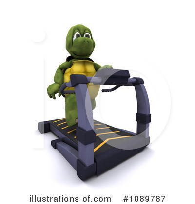 Treadmill Clipart #1089787 by KJ Pargeter