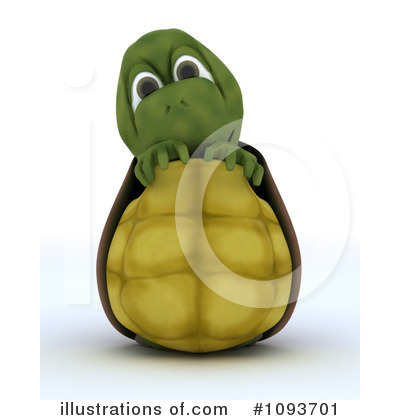 Royalty-Free (RF) Tortoise Clipart Illustration by KJ Pargeter - Stock Sample #1093701