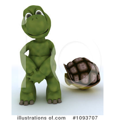 Royalty-Free (RF) Tortoise Clipart Illustration by KJ Pargeter - Stock Sample #1093707