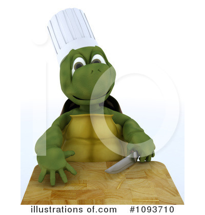 Royalty-Free (RF) Tortoise Clipart Illustration by KJ Pargeter - Stock Sample #1093710