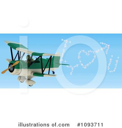 Airplane Clipart #1093711 by KJ Pargeter