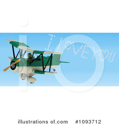 Airplane Clipart #1093712 by KJ Pargeter