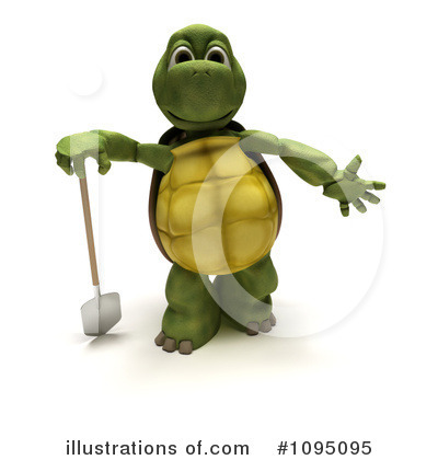 Royalty-Free (RF) Tortoise Clipart Illustration by KJ Pargeter - Stock Sample #1095095