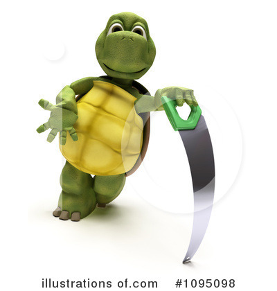 Royalty-Free (RF) Tortoise Clipart Illustration by KJ Pargeter - Stock Sample #1095098