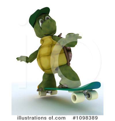 Royalty-Free (RF) Tortoise Clipart Illustration by KJ Pargeter - Stock Sample #1098389