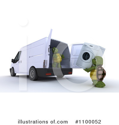 Moving Van Clipart #1100052 by KJ Pargeter