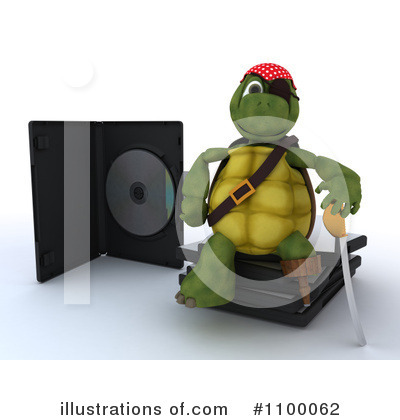 Royalty-Free (RF) Tortoise Clipart Illustration by KJ Pargeter - Stock Sample #1100062