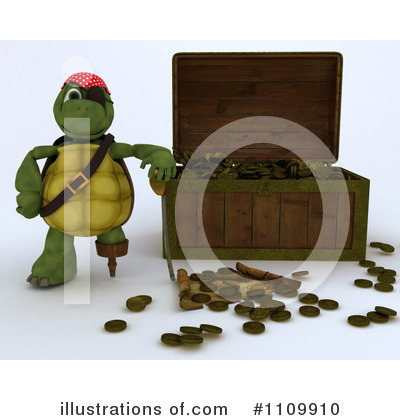 Royalty-Free (RF) Tortoise Clipart Illustration by KJ Pargeter - Stock Sample #1109910