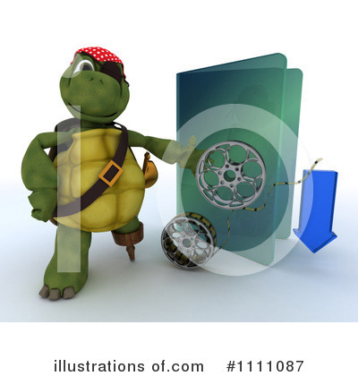 Royalty-Free (RF) Tortoise Clipart Illustration by KJ Pargeter - Stock Sample #1111087