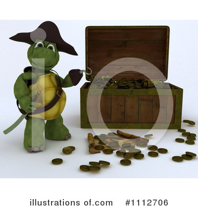 Royalty-Free (RF) Tortoise Clipart Illustration by KJ Pargeter - Stock Sample #1112706