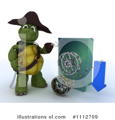 Royalty-Free (RF) Tortoise Clipart Illustration by KJ Pargeter - Stock Sample #1112709