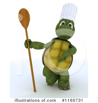 Royalty-Free (RF) Tortoise Clipart Illustration by KJ Pargeter - Stock Sample #1160731