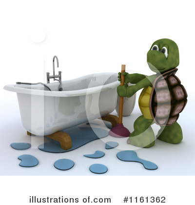 Bath Tub Clipart #1161362 by KJ Pargeter