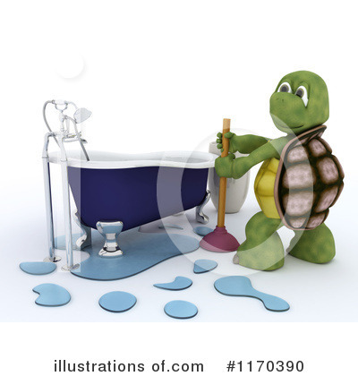 Royalty-Free (RF) Tortoise Clipart Illustration by KJ Pargeter - Stock Sample #1170390
