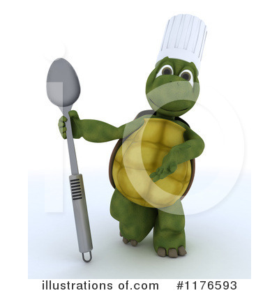 Royalty-Free (RF) Tortoise Clipart Illustration by KJ Pargeter - Stock Sample #1176593
