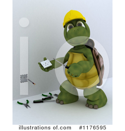 Royalty-Free (RF) Tortoise Clipart Illustration by KJ Pargeter - Stock Sample #1176595