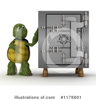 Royalty-Free (RF) Tortoise Clipart Illustration by KJ Pargeter - Stock Sample #1176601
