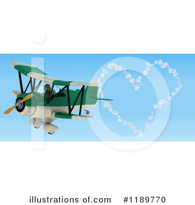 Airplane Clipart #1189770 by KJ Pargeter
