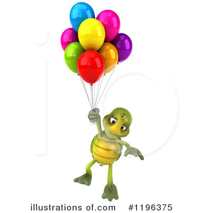 Party Balloons Clipart #1196375 by Julos