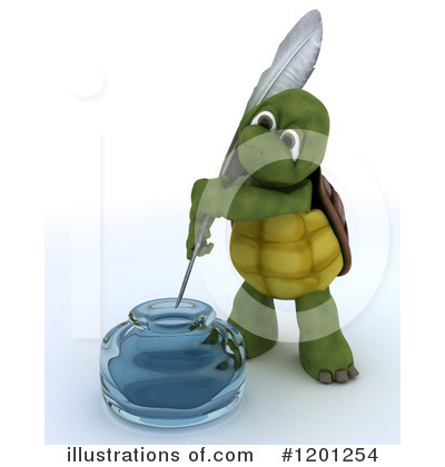 Royalty-Free (RF) Tortoise Clipart Illustration by KJ Pargeter - Stock Sample #1201254